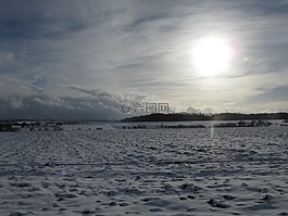 雪,冬天,冰