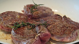牛排,牛肉,肉