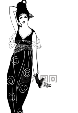 夫人,女子,优雅