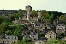 城堡,aveyron,belcastel