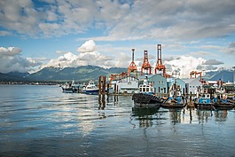 溫哥華,蟹園,山