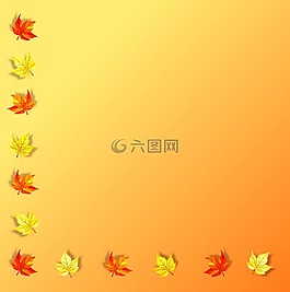 秋,秋天,3d