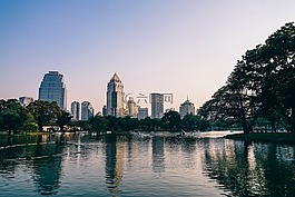 公園,魯比尼,曼谷