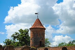 szymbark,波兰,废墟
