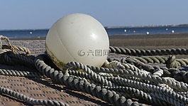 繩,戶外,海