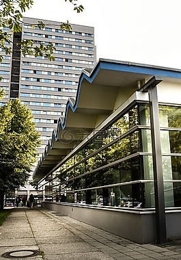 德國,建筑,城市
