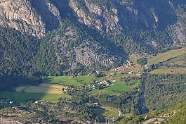 挪威,谢拉格山,峡湾