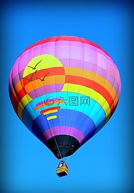 熱氣球,氣球,空氣
