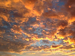 心情,天空,余輝