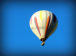 熱氣球,空氣,熱