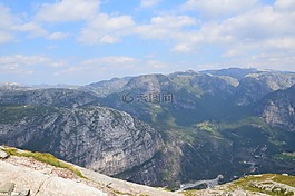 挪威,謝拉格山,lysebotn