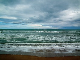 海,波,砂