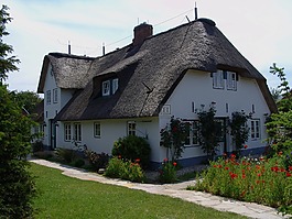 friesenhaus,茅草的屋頂,f?hr