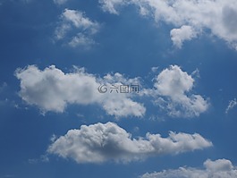 天空,云,藍色