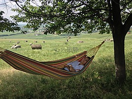 夏天,放松,寒意