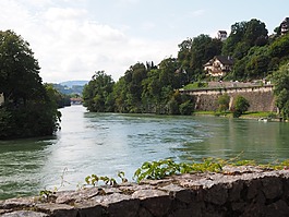 萊茵,河,laufenburg