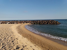 海灘,沙,沙灘