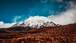 新西蘭,山,天空