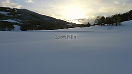 雪,冬天,白