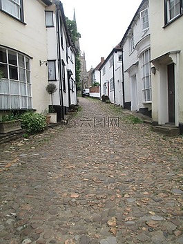 英格蘭,鵝卵石,路