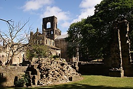 kirkstall 修道院,廢墟,古建筑