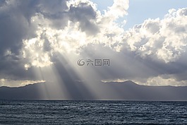 太阳的力量,云心情,海