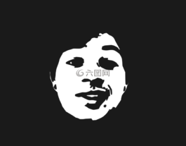 我,簡約,肖像