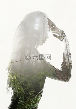 二次曝光,攝影,聯系人