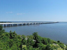 美國,景觀,海