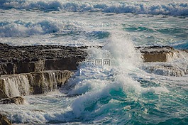 水,风暴,冲浪