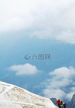 山,登山,景觀