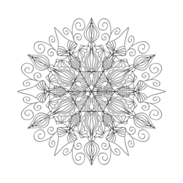 曼陀羅,孤立,數(shù)字