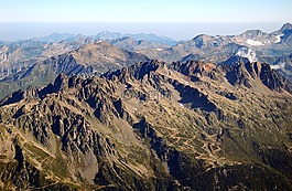山,景觀,高峰