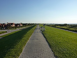 norddeich,沙丘,路