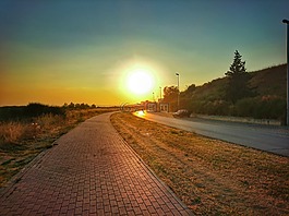 离,路,太阳
