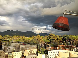 展望,露臺,酒店