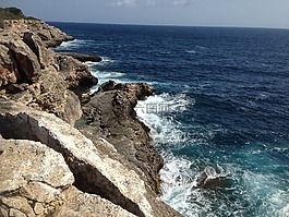 巖,海洋,海岸
