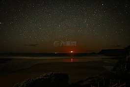 星星,康沃爾郡,夜