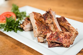 肉,豬肉,肋骨