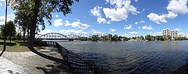 沿江,公園,風景