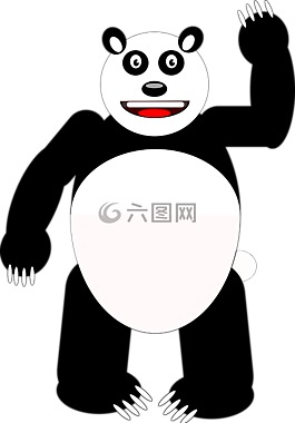動(dòng)物,竹,熊
