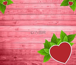 木材,愛情,葉