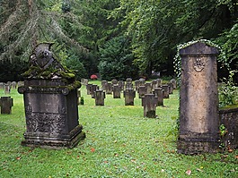 墓碑,森林墓地斯图加特,坟场