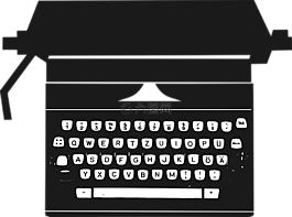 文章,打字機(jī),作家型