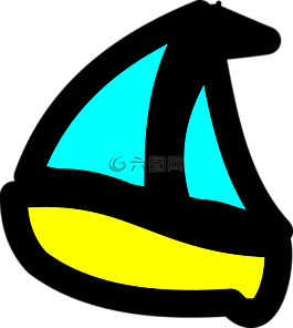 帆船,船舶,船