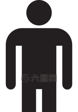 男,男子,簡筆圖