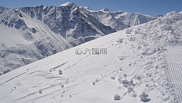 冬季,山,stok