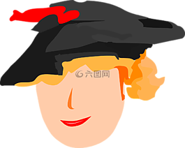 夫人,頭,女子