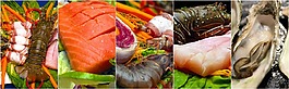 海鮮,拼貼畫(huà),食品