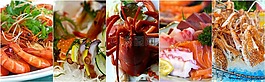 海鮮,拼貼畫,食品拼貼